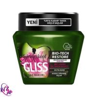 ماسک موی سبز گلیس مدل Bio-Tech Restore حجم 300 میلی لیتر