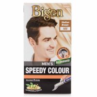 کیت رنگ مو مردانه بیگن شماره 105 [سری Speedy Colour مدل Meduim Brown]